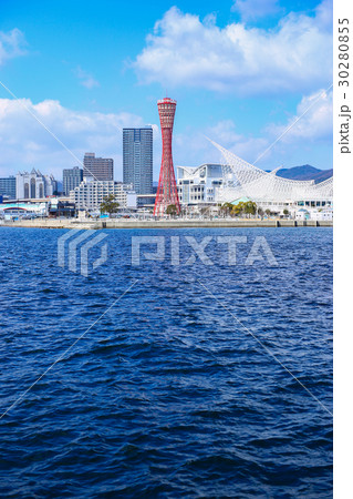 神戸タワーと海 神戸タワーと海 30280855