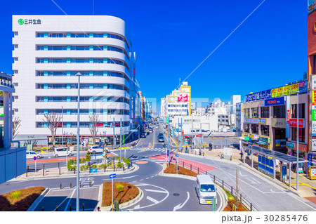 埼玉 川越駅 西口駅前の風景 埼玉 川越駅 西口駅前の風景 30285476