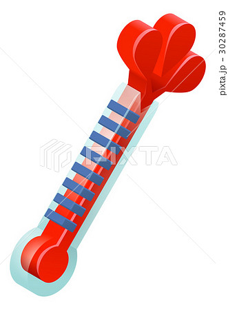 Hot Thermometer Bursting Icon 30287459