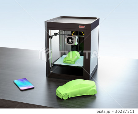 スマートフォンと3Dプリンタ 30287511
