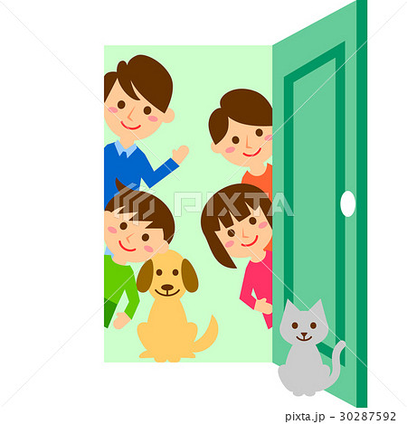 家族　二世代　ドア 30287592