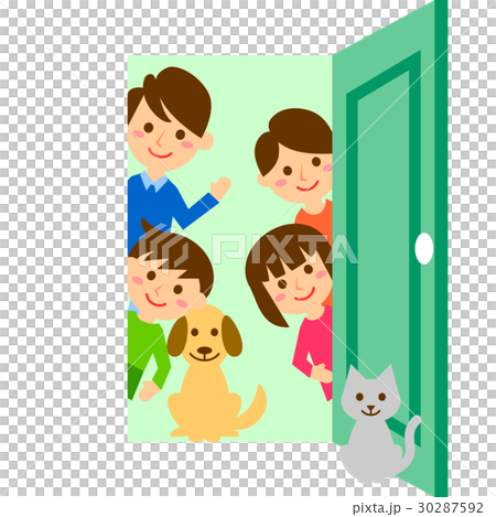 家族　二世代　ドア 30287592