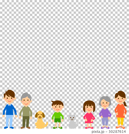 家庭三代橫向一排 家庭三代橫向一排 30287614