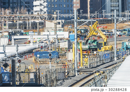 品川 新駅 開発 工事 品川 新駅 開発 工事 30288428