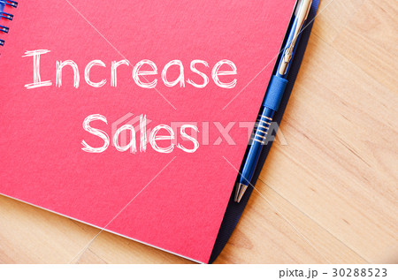 Increase sales write on notebook 30288523