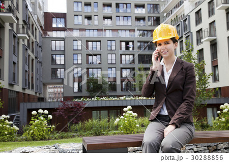 Female construction engineer Female construction engineer 30288856