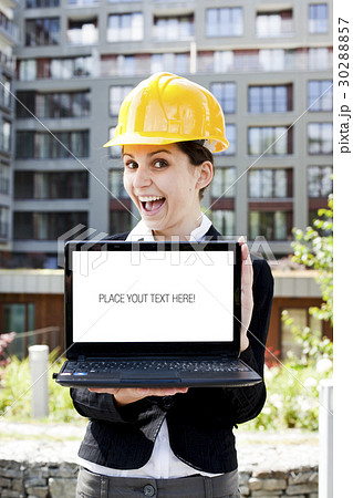 Female construction engineer Female construction engineer 30288857