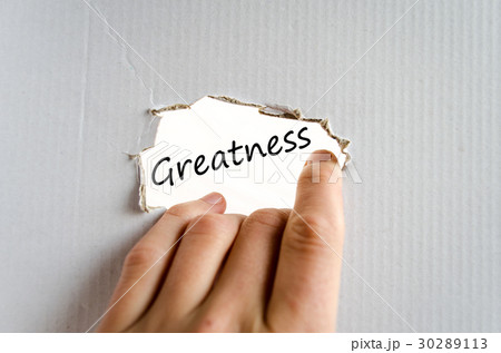 Greatness text concept 30289113