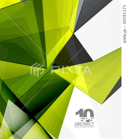 Low poly geometric 3d shape background Low poly geometric 3d shape background 30291171