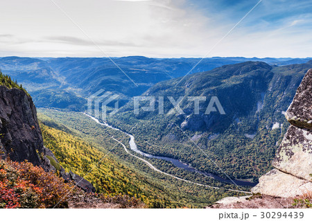 Autumn scenic landscape on top of mountain 30294439