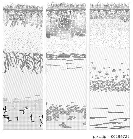 Cut of soil columns (profile). Cut of soil columns (profile). 30294725
