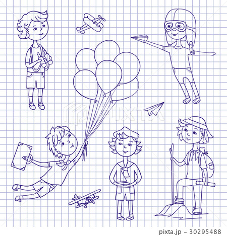 Little travelers around the world. 30295488