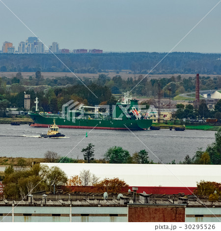 Tug ship moving Tug ship moving 30295526