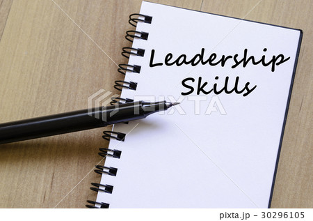 Leadership skills write on notebook 30296105