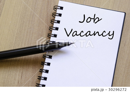 Job vacancy write on notebook Job vacancy write on notebook 30296272