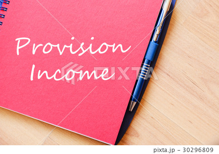 Provision income write on notebook Provision income write on notebook 30296809