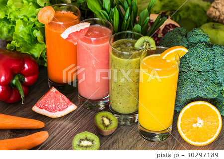 Detox diet. Healthy eating. Different colorful Detox diet. Healthy eating. Different colorful 30297189