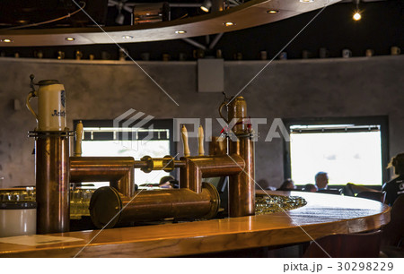 beer tap at the bar.A pub.Bar.Restaurant.Classic 30298229