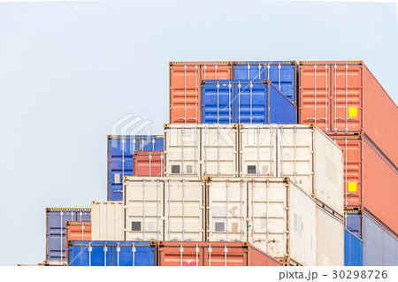 Cargo Containers Stack 30298726
