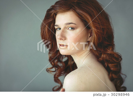 Beautiful young redhead woman Beautiful young redhead woman 30298946