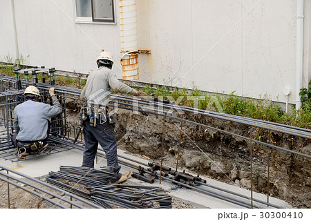 地中梁の配筋 地中梁の配筋 30300410