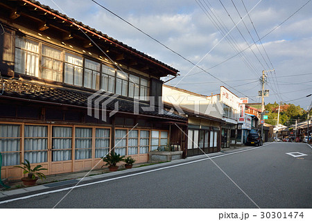 佐渡市　小木の町並 30301474