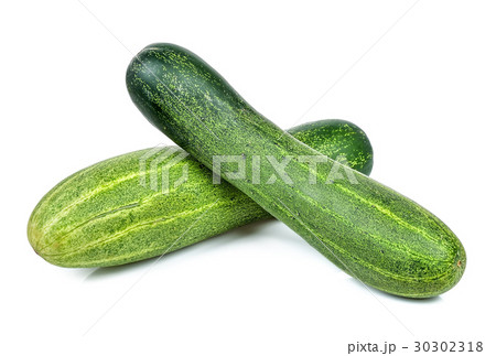 Cucumber isolated on the white background Cucumber isolated on the white background 30302318