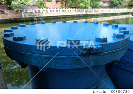 Old Big Blue Water Pipe. 30306780