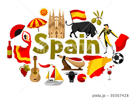 Spain background design. Spanish traditional Spain background design. Spanish traditional 30307428