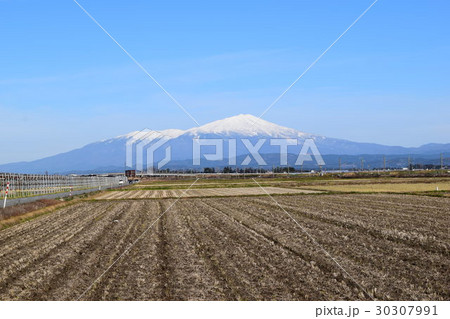 鳥海山 出羽富士 の写真素材