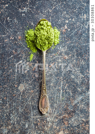 Green matcha tea powder. Green matcha tea powder. 30308861