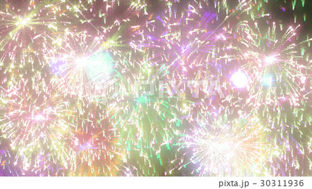 きらきら花火のイラスト素材