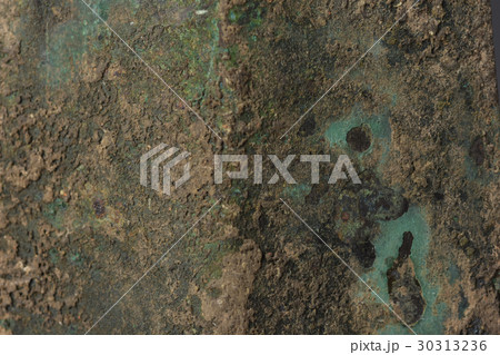 Green Patina metal texture background 30313236