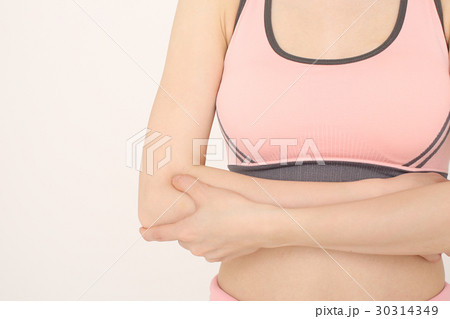 腕のツボ（曲池） 30314349