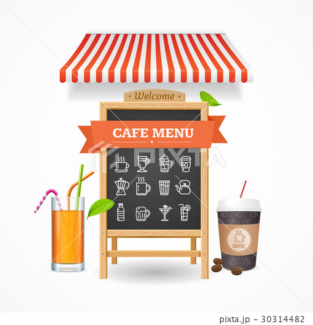 Cafe Menu Concept. Vector 30314482