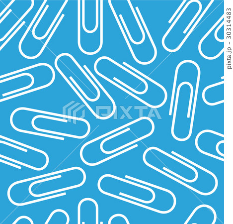 Clip Office Accessory Pattern Background. Vector 30314483