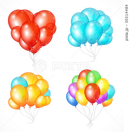 Realistic Balloon Set. Vector 30314484