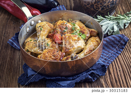 Lemon Chicken in Casserole 30315183