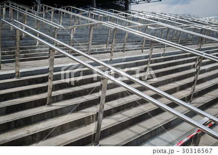 Ladder with metal handrails Ladder with metal handrails 30316567