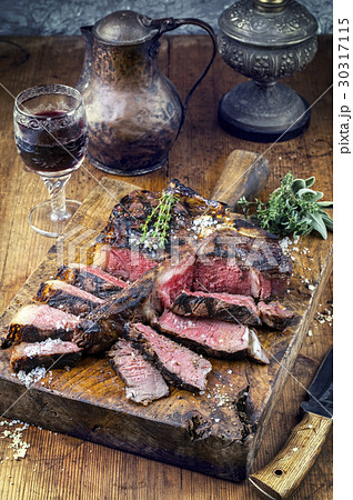 Dry Aged Barbecue Porterhouse Steak 30317115