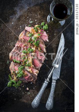 Sliced Dry Aged Entrecote Double Steak Sliced Dry Aged Entrecote Double Steak 30317130