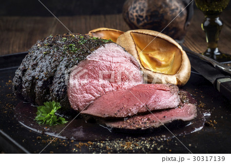 Roast Venison with Yorkshire Pudding Roast Venison with Yorkshire Pudding 30317139