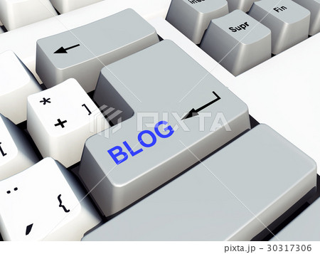 Computer keyboard with Blog key Computer keyboard with Blog key 30317306