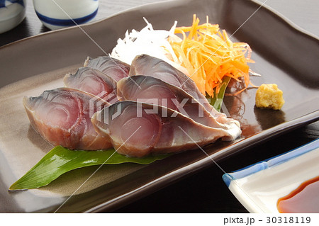 しめ鯖　きずし　日本酒 30318119