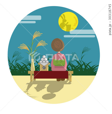 十五夜と女性 十五夜と女性 30318745