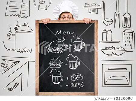 Blackboard for menu. 30320096