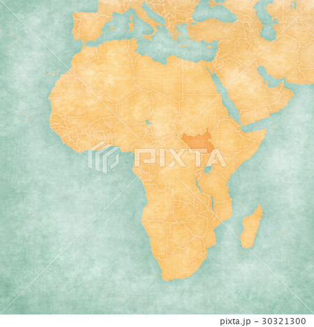 Map of Africa - South Sudan 30321300