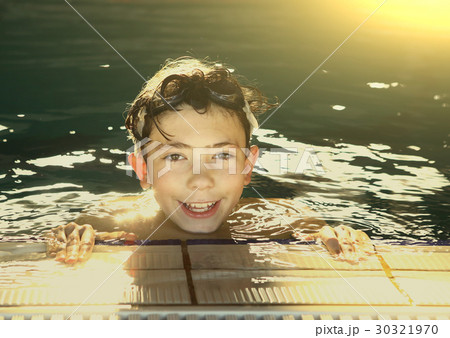 teenager boys in open air swimming pool teenager boys in open air swimming pool 30321970