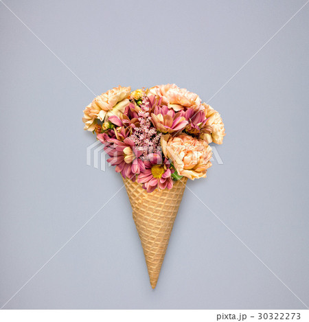 Flowers in cone. 30322273