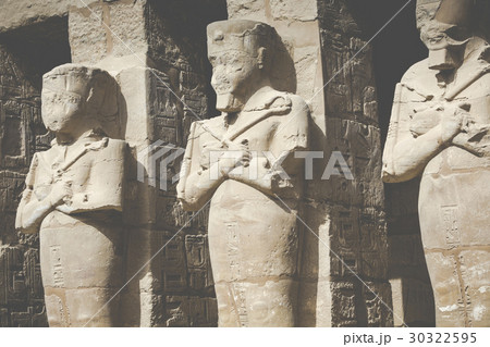 Ancient ruins of Karnak temple in Luxor. Egypt Ancient ruins of Karnak temple in Luxor. Egypt 30322595